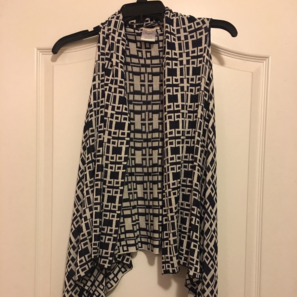 Blue and white Cardigan size large